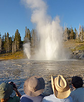 Yellowstone and tetons family camping photo